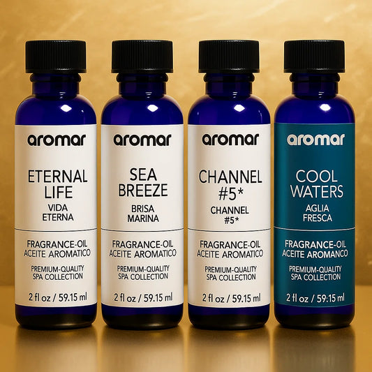 Cologne Fragrance Oils 10-Pack – Cool Water, Chanel No.5, Sea Breeze & Eternal Life
