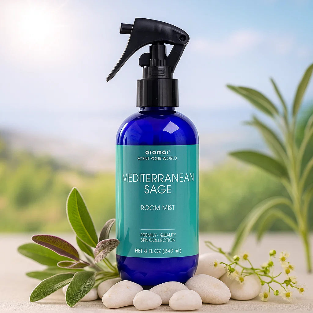 Mediterranean Sage room mist spray 8oz - Aroma Paradise