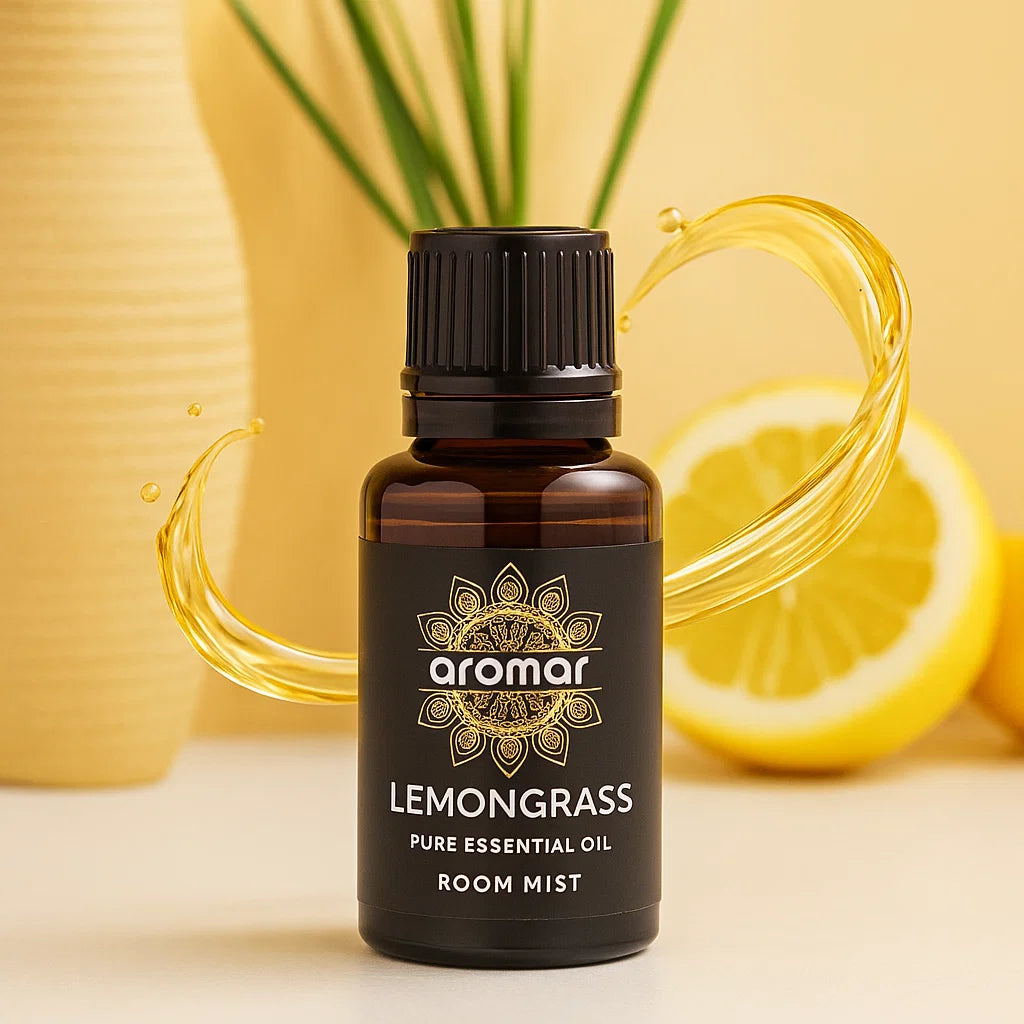 Lemongrass Essential Oil – Aromar - 100% Pure & Natural Aromatherapy Oil fragrance oil - Aroma Paradise