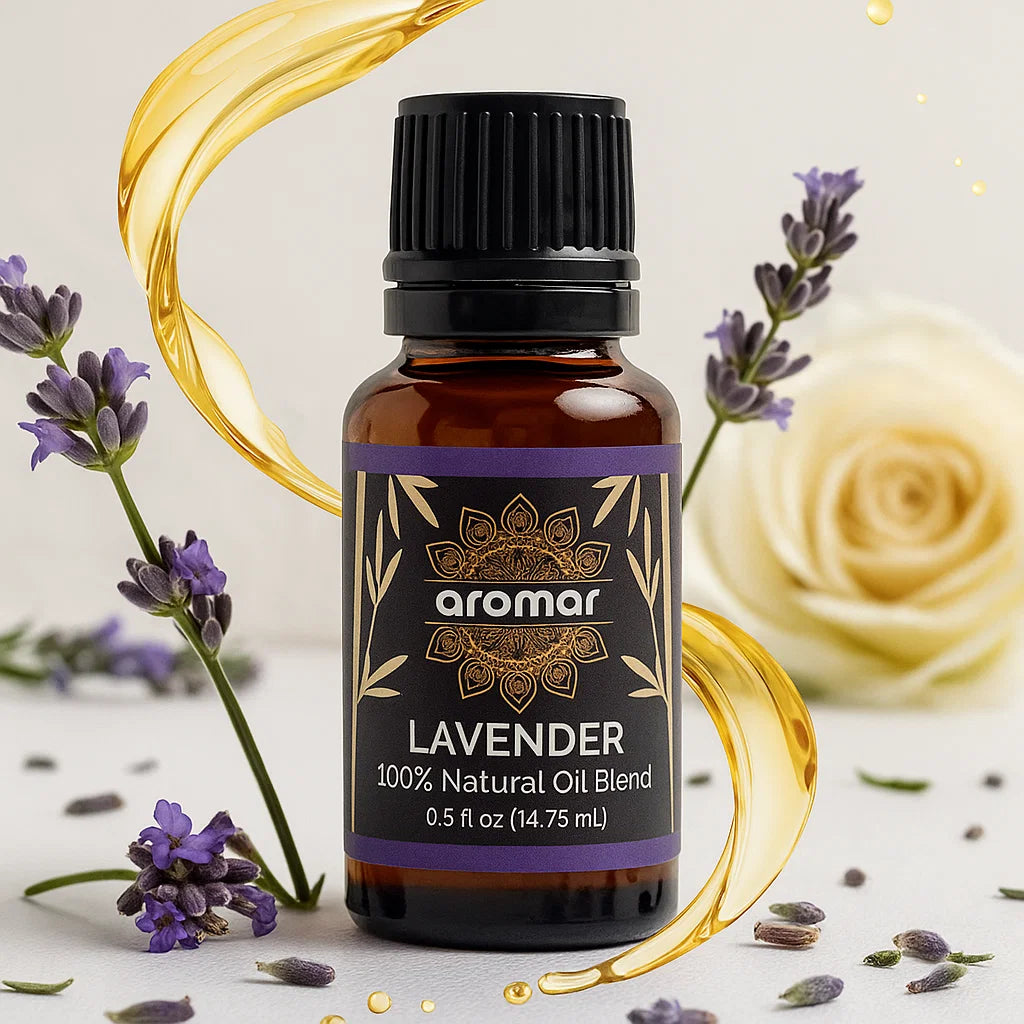 Lavender Essential Oil – Aromar - 100% Pure & Natural Aromatherapy Oil fragrance oil - Aroma Paradise