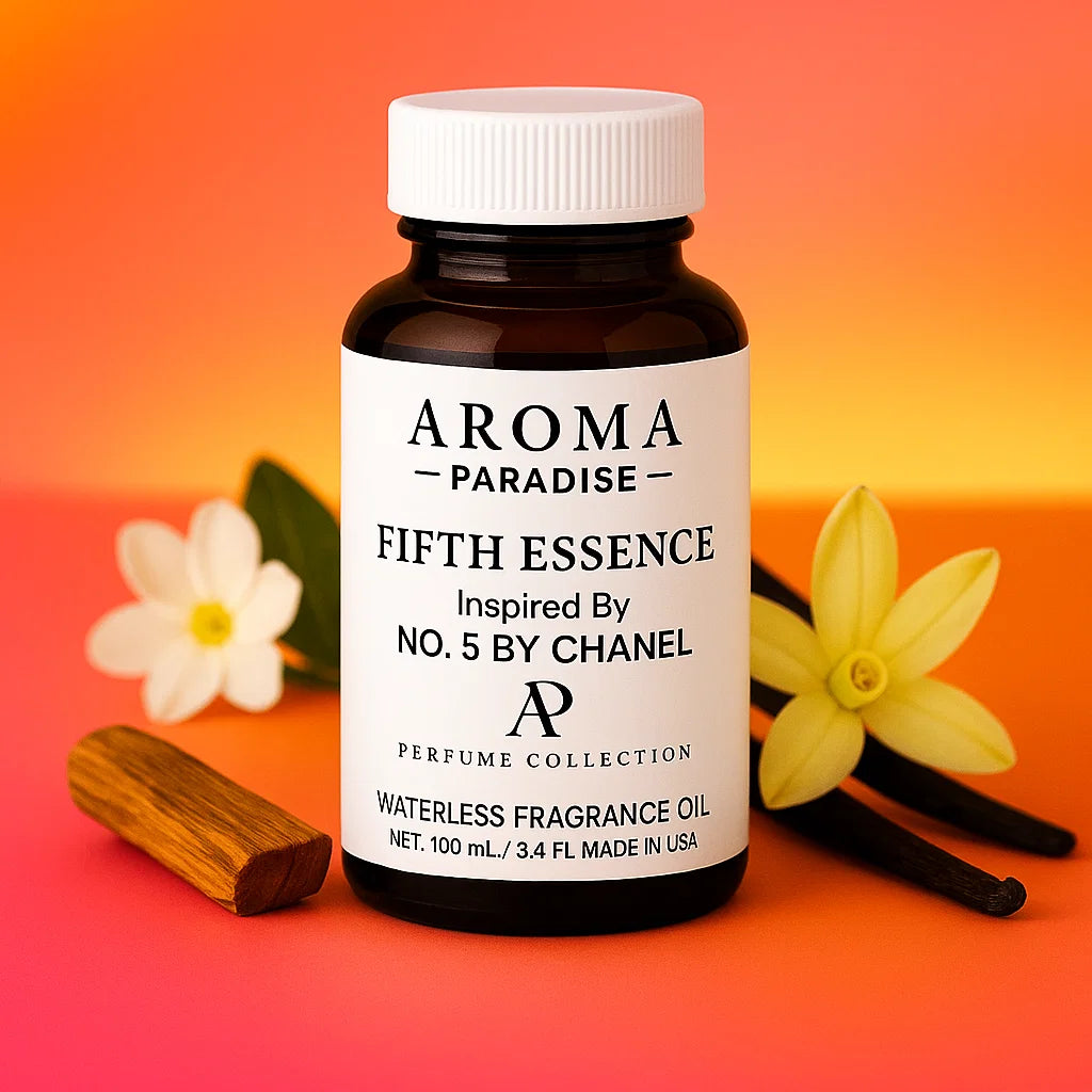 No 5 by Chanel Perfume Inspired Premium Long-Lasting Waterless Fragrance Oil | For Cold-Air & Waterless Diffusers - Fifth Essence