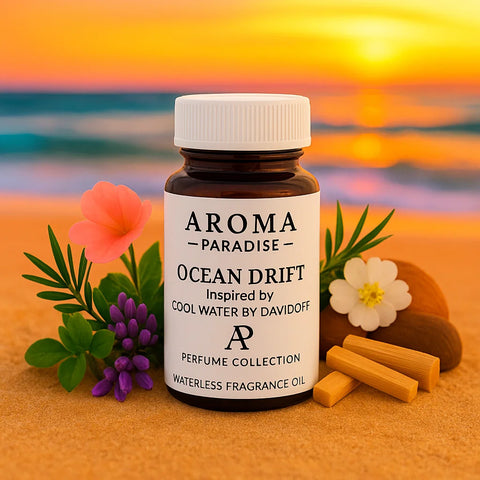 Cool Water by Davidoff Perfume inspired waterless fragrance oil bottle - Aroma Paradise