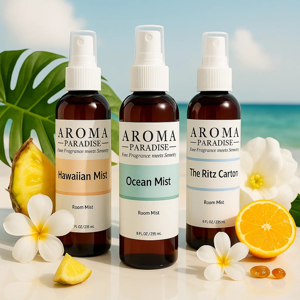 Best Seller 3-Pack - Ritz-Carlton | Hawaiian Mist | Ocean Mist room mist spray 8oz - Aroma Paradise