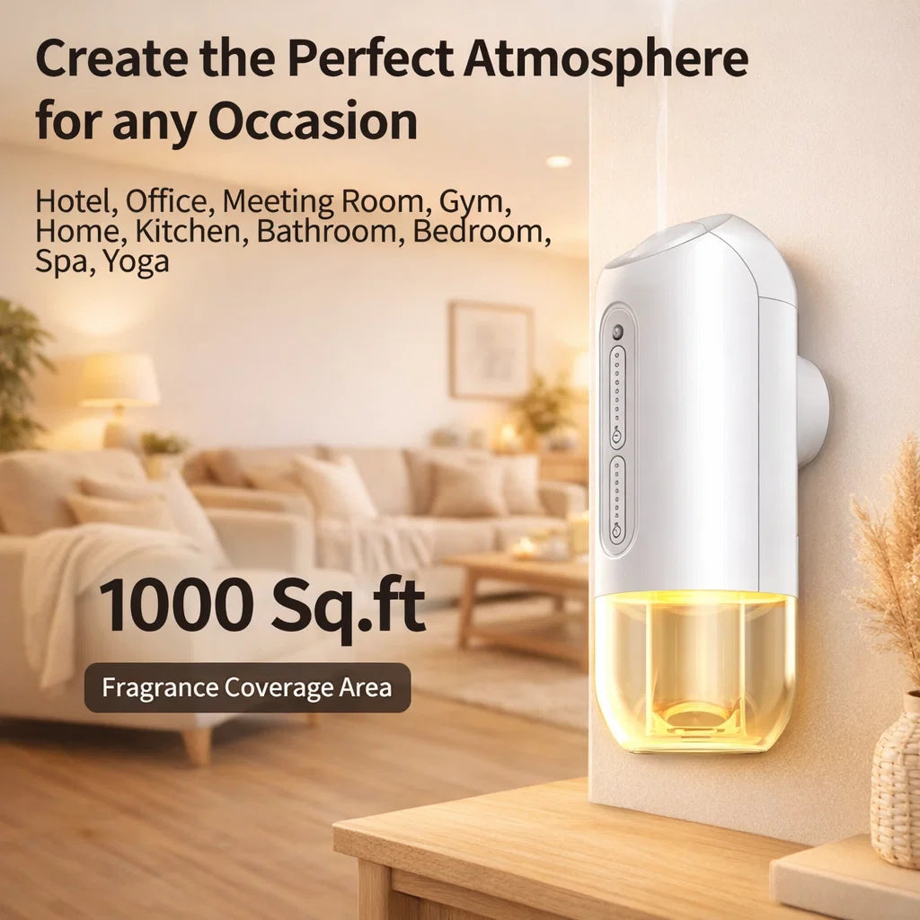 Night Light Sensor Plug-In Waterless Cold Air Scent Diffuser waterless cold-air scent diffuser - detail view - Aroma Paradise
