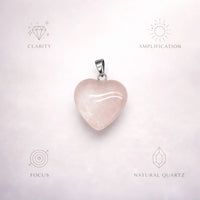 Heart Crystal Pendant – Natural Healing Energy Jewelry