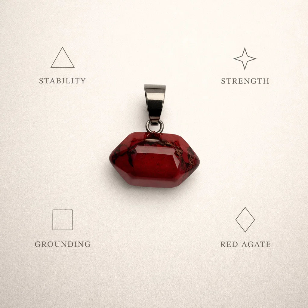 Octagon Crystal Pendant | Natural Crystal Jewelry crystal pendant necklace - Aroma Paradise