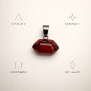 Octagon Crystal Pendant | Natural Crystal Jewelry crystal pendant necklace - Aroma Paradise