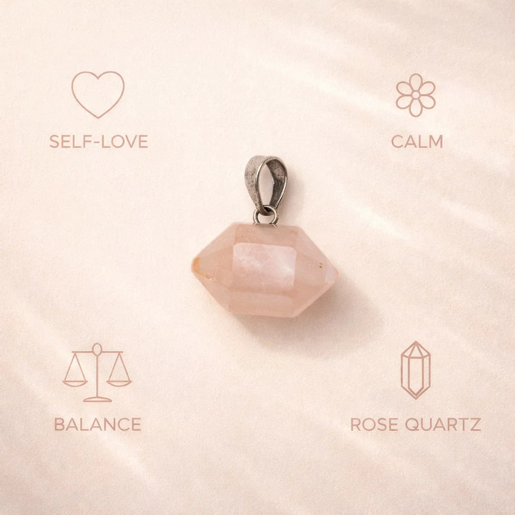 Octagon Crystal Pendant | Natural Crystal Jewelry crystal pendant necklace - image 7 - Aroma Paradise
