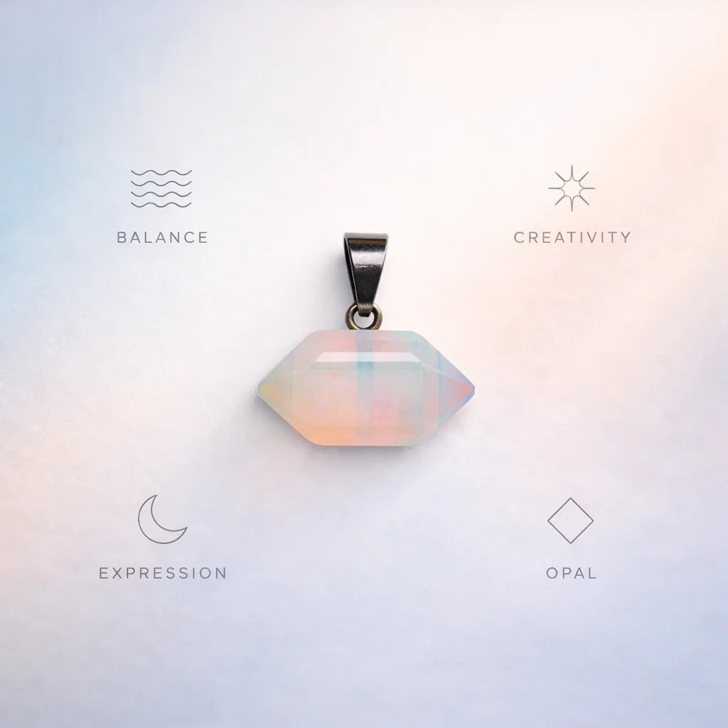 Octagon Crystal Pendant | Natural Crystal Jewelry crystal pendant necklace - image 9 - Aroma Paradise