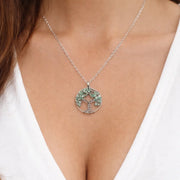 Tree of Life Crystal Pendant – Natural Stone Symbol Jewelry crystal pendant necklace - image 10 - Aroma Paradise