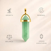 Hexagon Crystal Pendant – Natural Stone Point Jewelry - natural stone point necklace - image 11 - Aroma Paradise