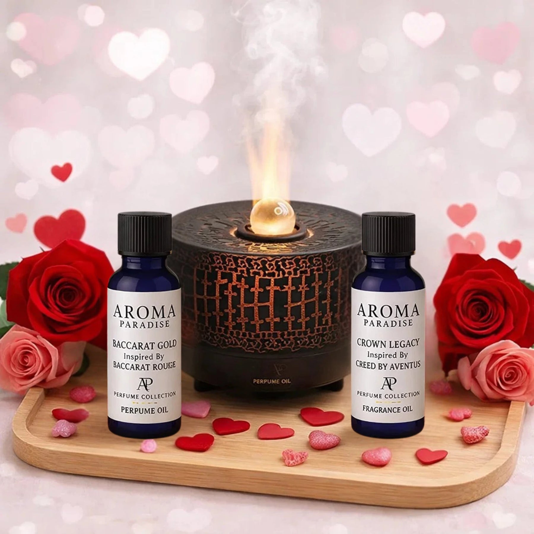 The Crystal Romance Bundle - Baccarat and Creed inspired Fragrance Oil aroma diffuser - Aroma Paradise