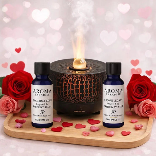 The Crystal Romance Bundle - Baccarat and Creed inspired Fragrance Oil aroma diffuser - Aroma Paradise