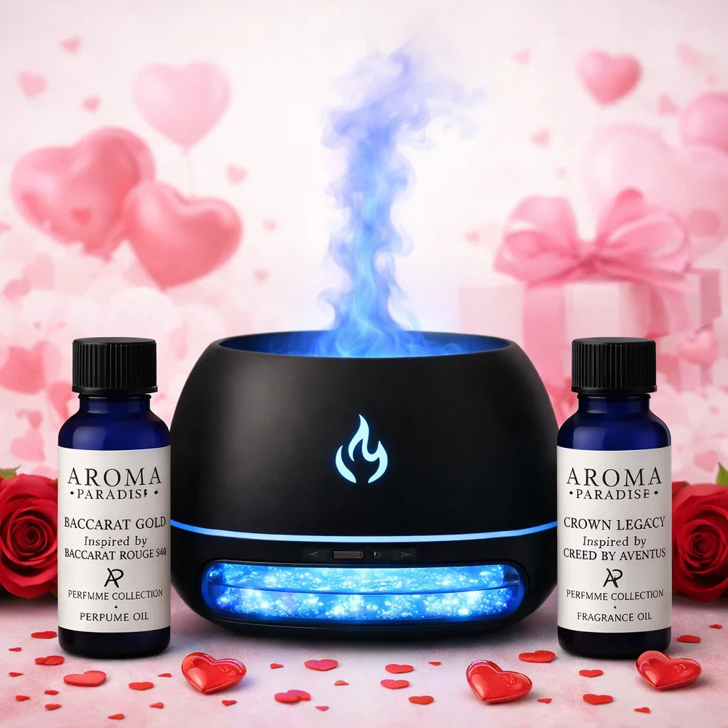 The Himalayan Glow Romance Bundle - Baccarat and Creed inspired Fragrance Oil aroma diffuser - Aroma Paradise
