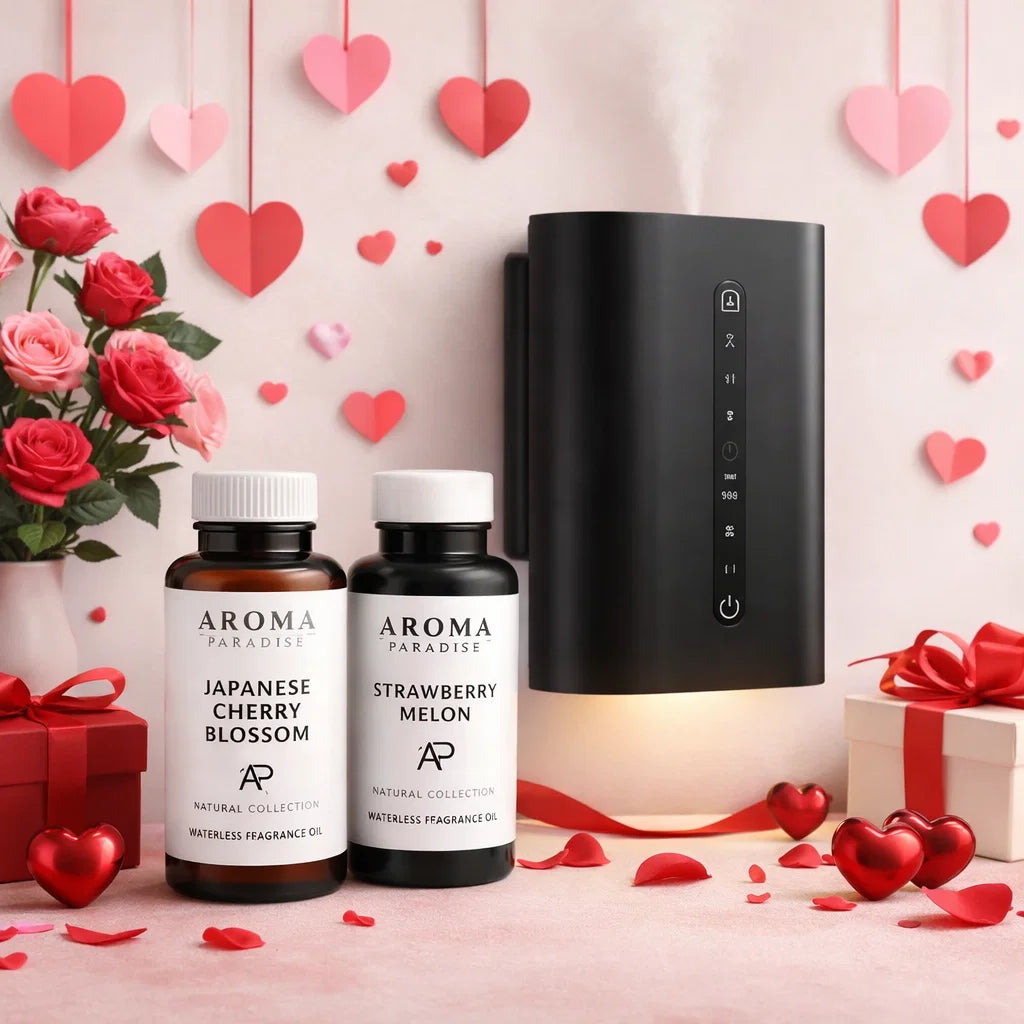 The Modern Love Bundle - Japanese Cherry Blossom + Strawberry Melon Waterless Fragrance Oil - Aroma Paradise