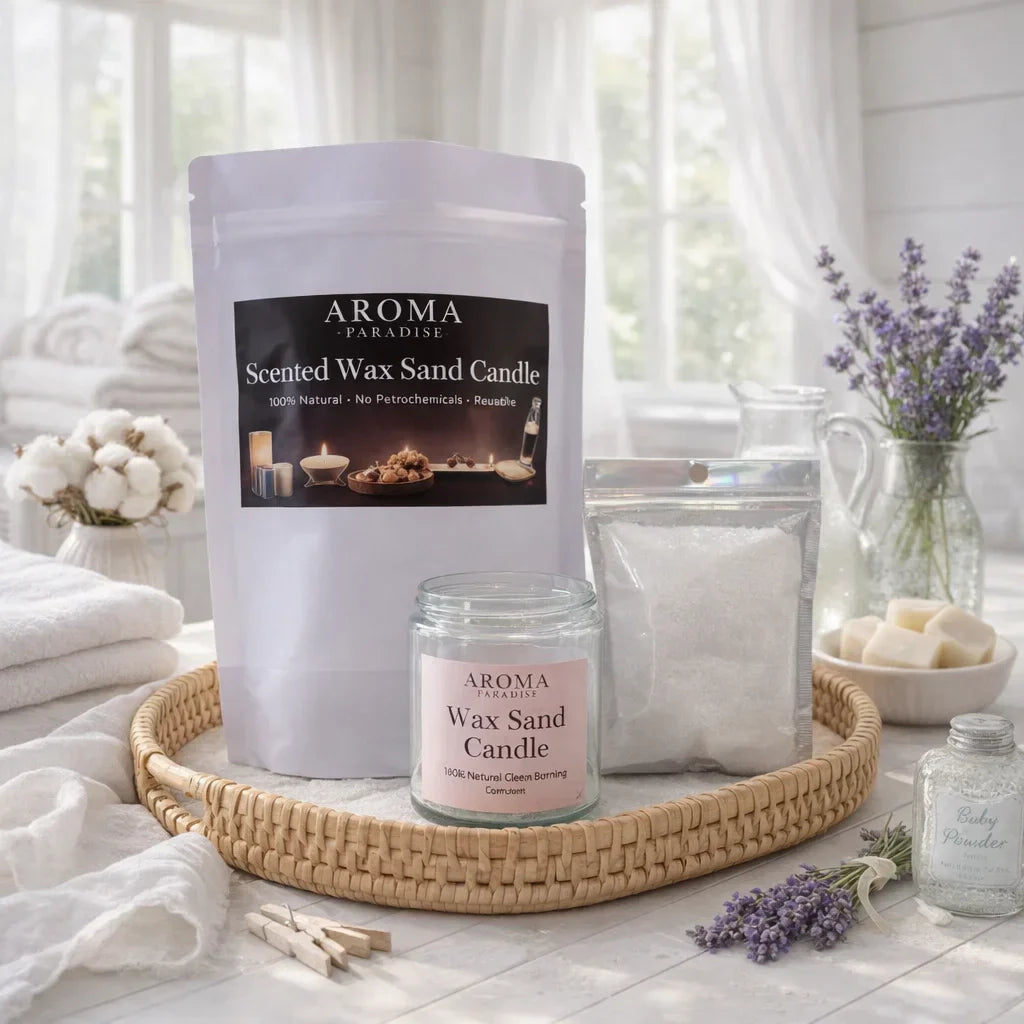 Sand candle starter kit (3oz + jar + 3 wicks)