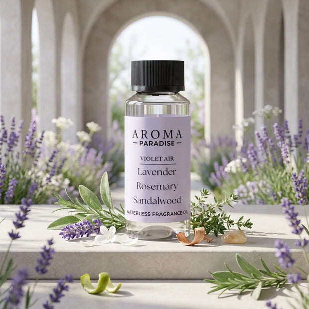Violet Air Waterless Fragrance Oil – Lavender, Sage & Soft Cedar – For Cold-Air Diffusers