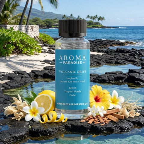 Aroma Paradise Volcanic Drift waterless fragrance oil immersive product image