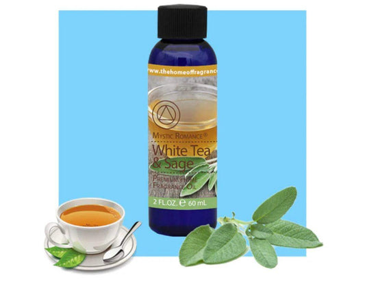 White Tea and Sage Fragrance Oil - Mystic Romance - 2oz